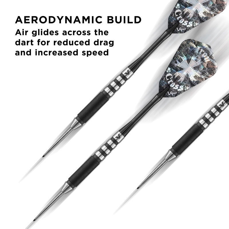 Viper Desperado 80% Tungsten Steel Tip Darts Iron Cross 24 Grams