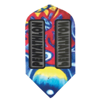 Pentathlon Slim Tie Dyed Flights Dart Flights Viper 